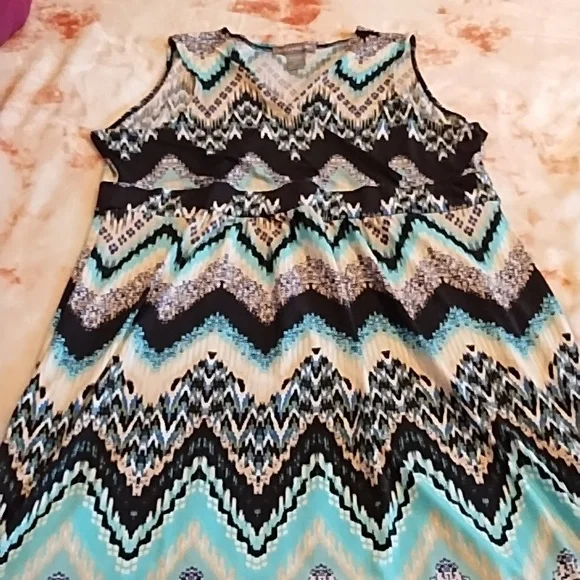 Kate & Mallory Dresses | Kate & Mallory Maxi Dress | Color: Black/Blue | Size: XL | Stylin4life's Closet
